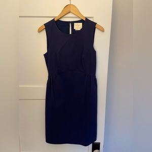 Kate Spade New York, navy blue shift dress. Size 4.